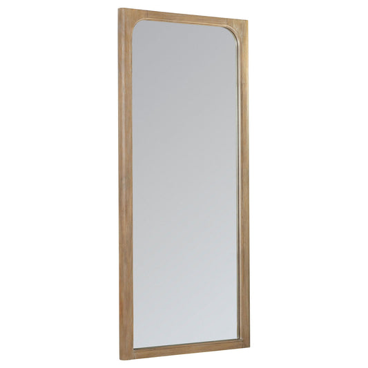 Solano 80-inch Full Length Floor Mirror Weathered Mango