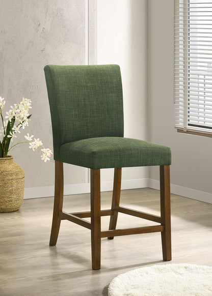 Paxton Upholstered Counter Height Dining Chair Green (Set of 2)