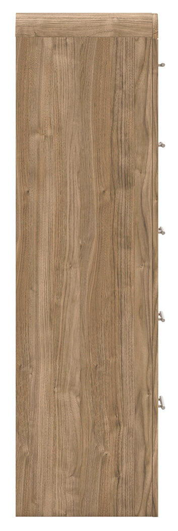 Gramburg - Five Drawer Chest - Warm Natural Brown