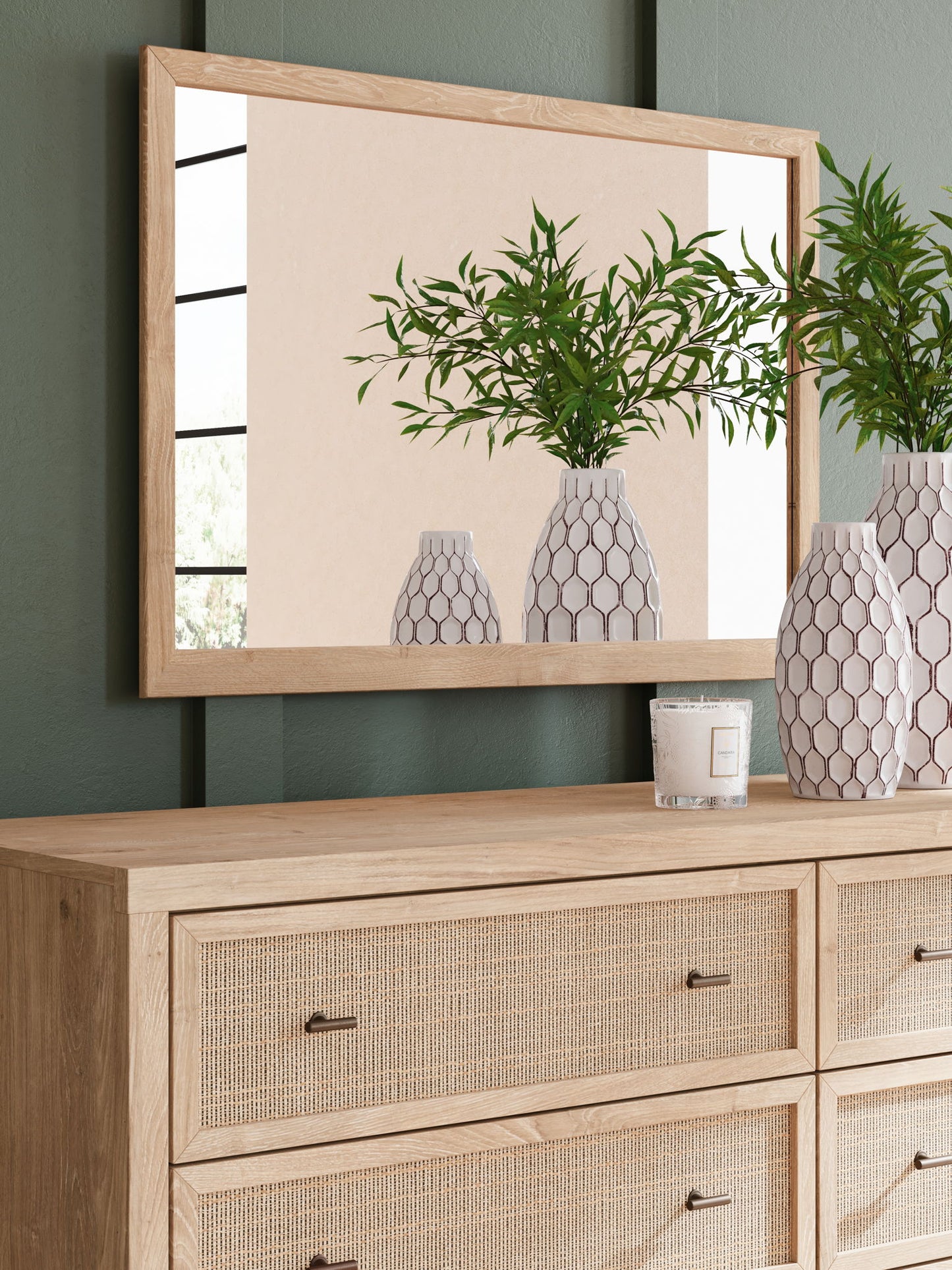 Cielden - Dresser And Mirror - Two-Tone