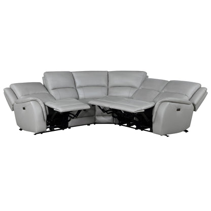 Alexandria - Leather Power Sectional