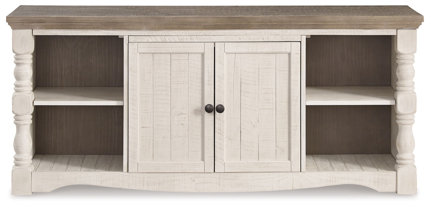 Havalance - 4 Pc. - Entertainment Center - 67" TV Stand - Brown / Beige
