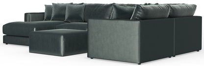 Remington - Modular Sofa And Cocktail Ottoman - Pine