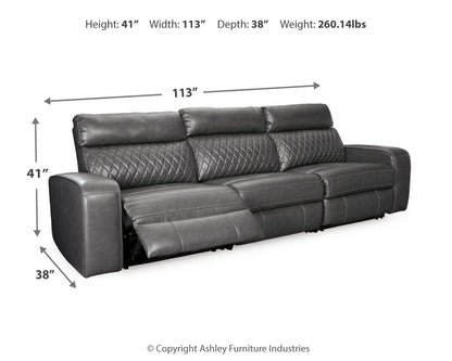 Samperstone - Power Reclining Sectional