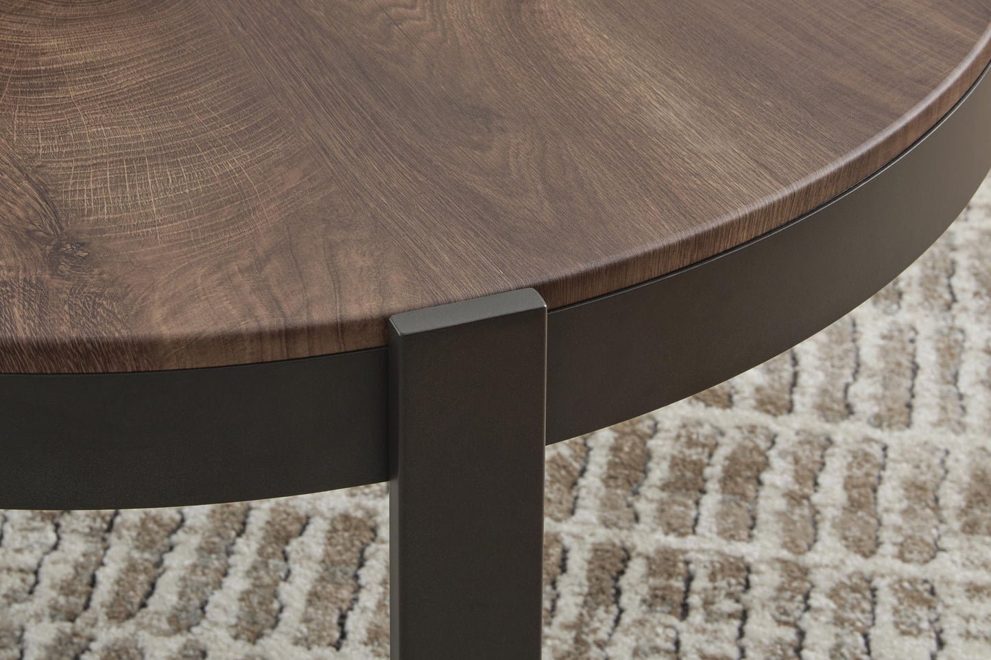 Horizon Hills - Occasional Table Set (Set of 3) - Brown / Black