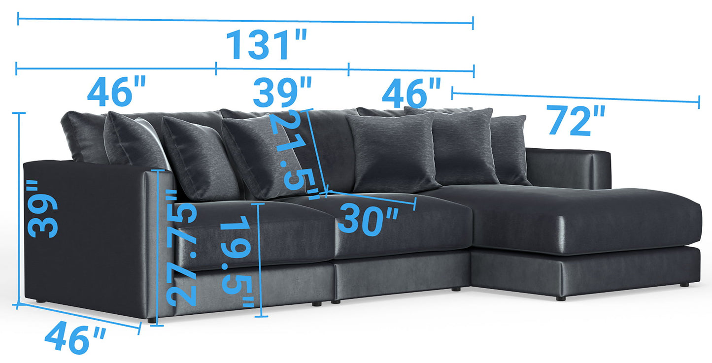 Remington - Modular Sofa - Slate