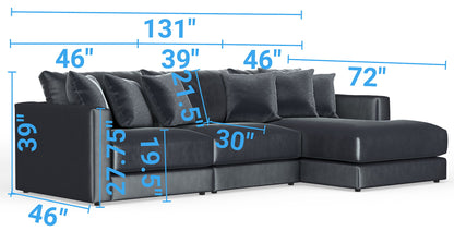 Remington - Modular Sofa - Slate