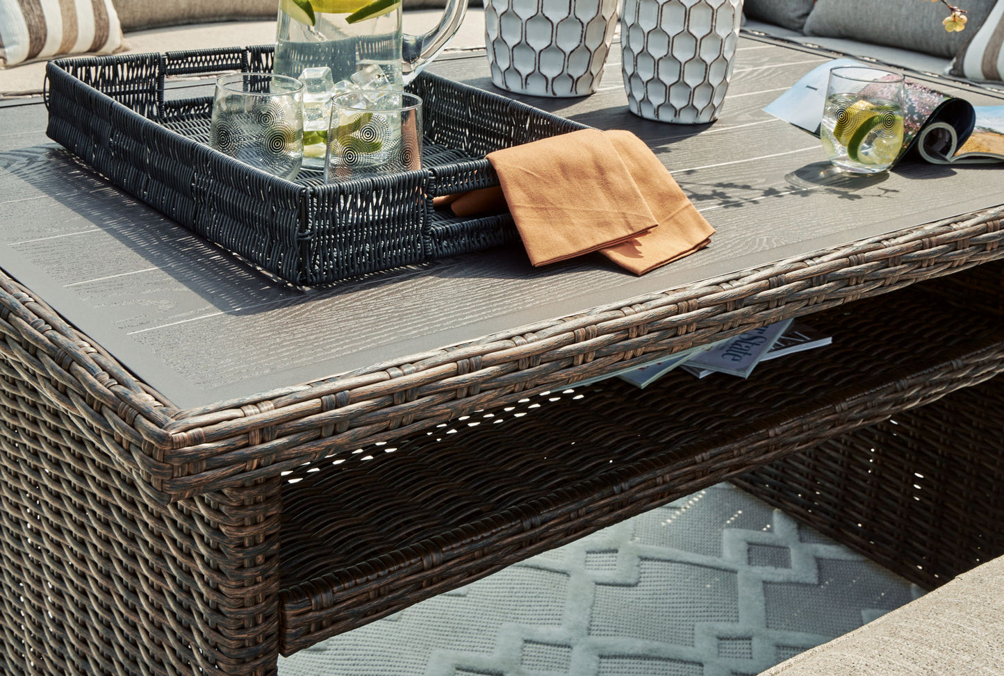 Brook Ranch - Rect Multi-use Table - Brown