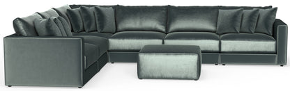 Remington - Modular Sofa And Cocktail Ottoman - Pine