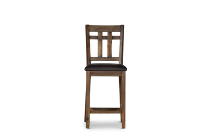 Saranac - Counter Chair - Dark Brown