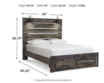 Drystan - Panel Bed