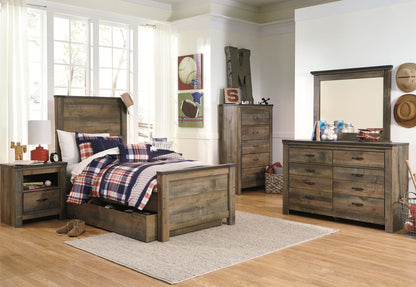 Trinell - Panel Bed