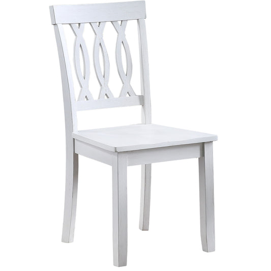 Naples - Side Chair - White
