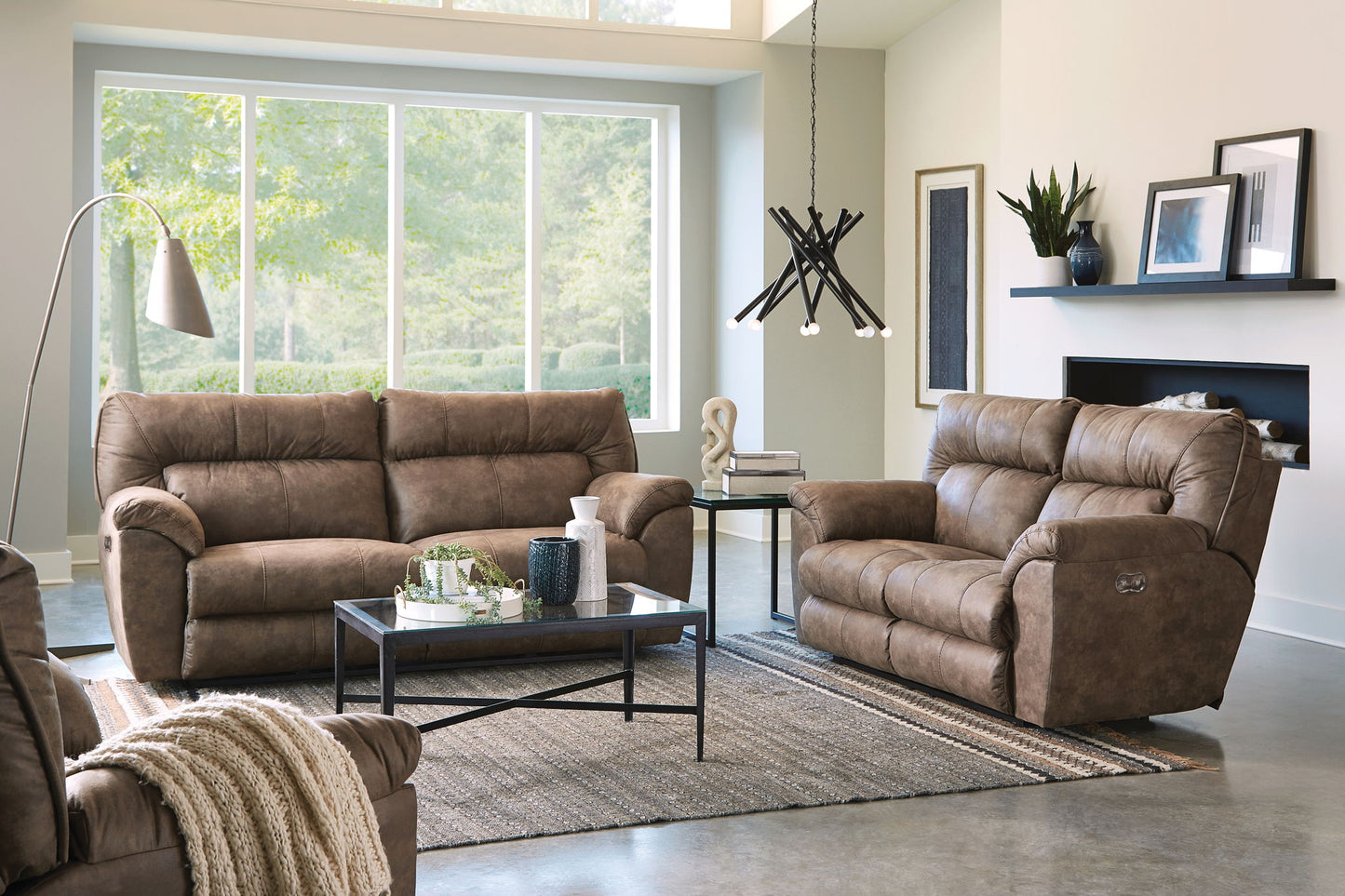 Hollins - Power Recliner - Coffee
