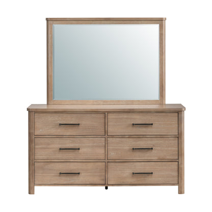 Anika - Mirror - Natural / Brown