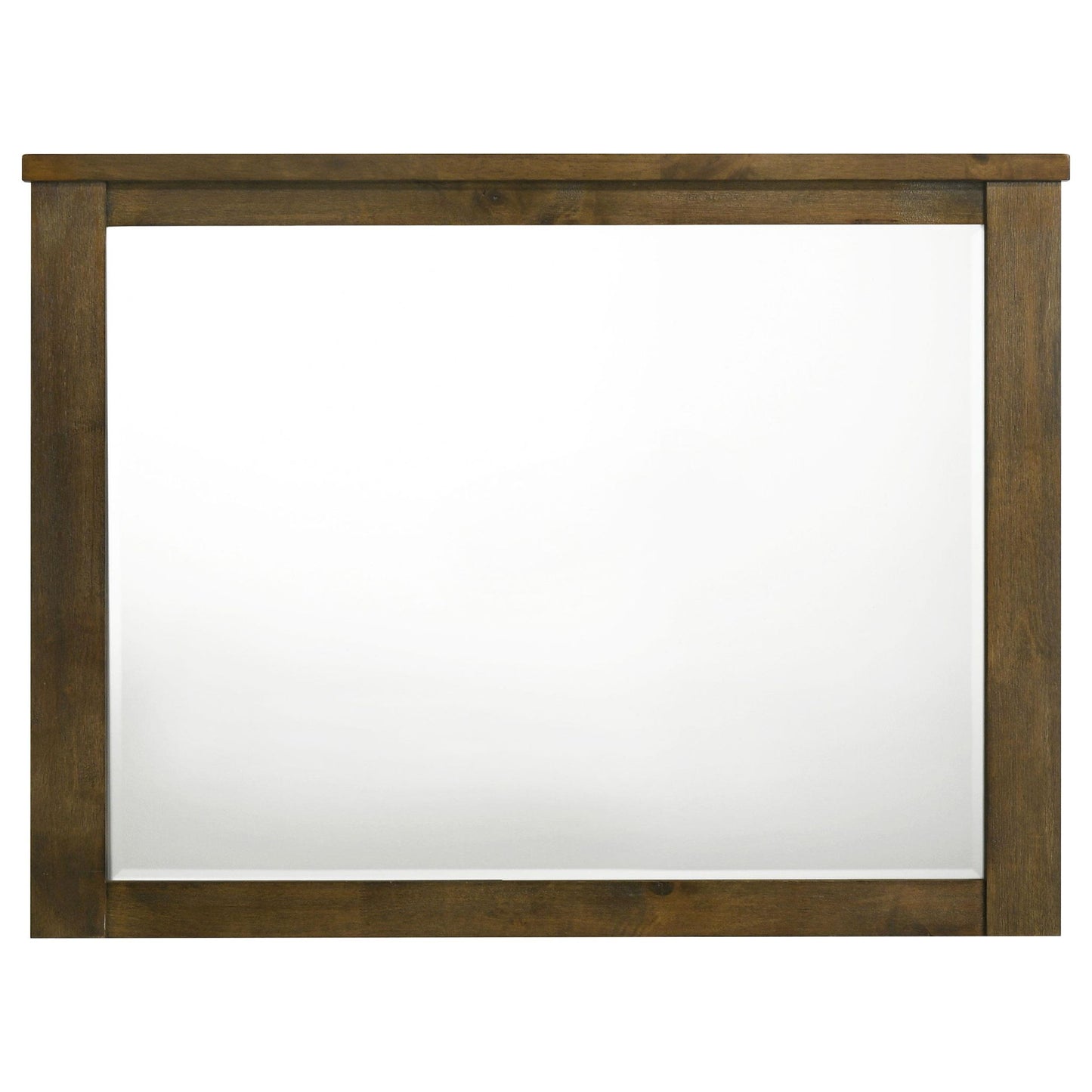 Doherty Rectangular Dresser Mirror Rustic Brown