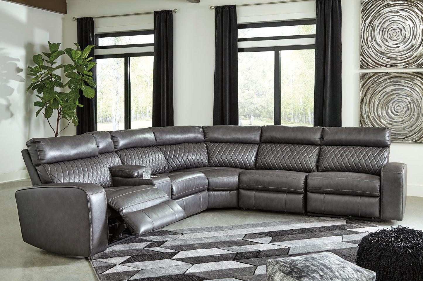 Samperstone - Power Reclining Sectional