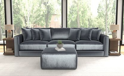 Remington - Modular Sofa And Cocktail Ottoman - Slate