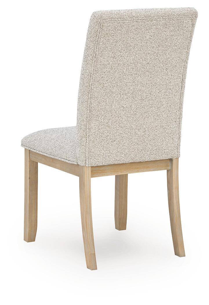 Lasinger - Dining Upholstered Side Chair (Set of 2) - Light Brown