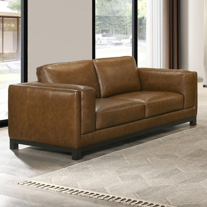 Sayer - Loveseat - Brown