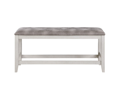 Richland - Counter Height Bench - White