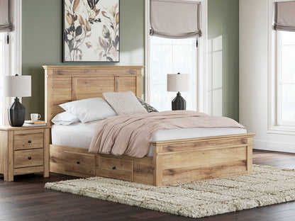 Makidern - Panel Storage Bed