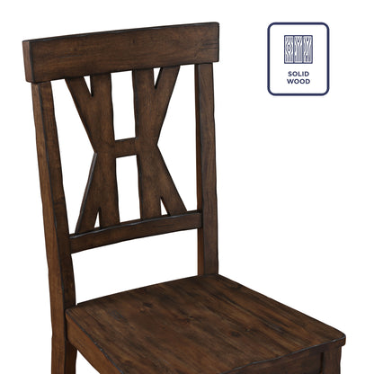 Auburn - Side Chair - Dark Brown