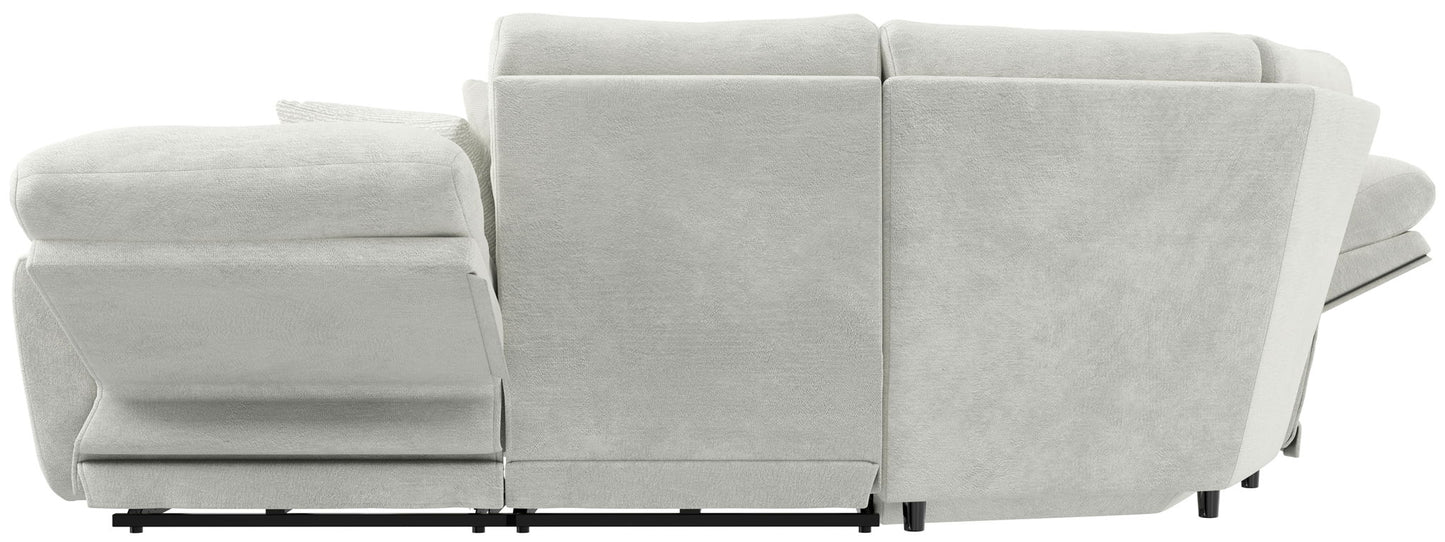 Majesty - Deep Seating Power Reclining Sectional And Ottoman