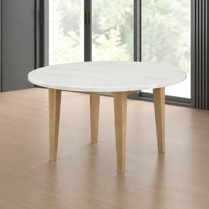 Essence - 54" Round Dining Table With Marble Top