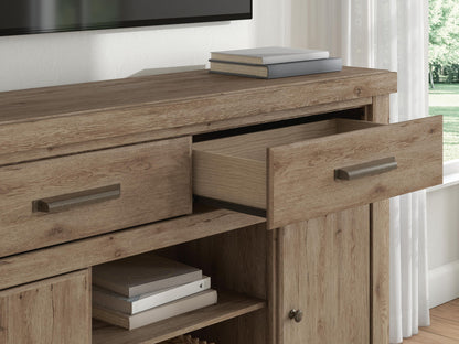 Garistyn - TV Stand With Fireplace Option