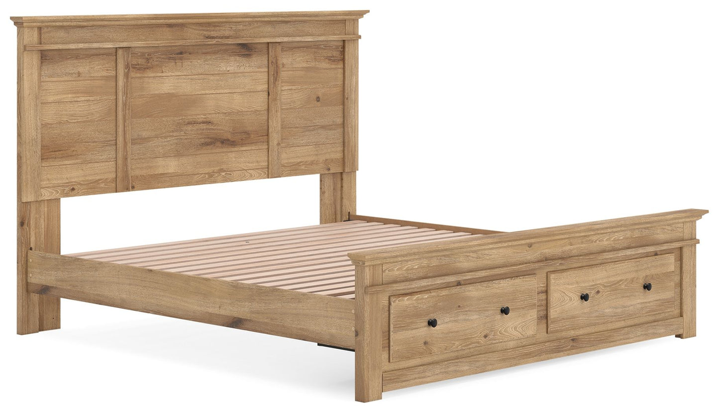 Makidern - Panel Storage Bed