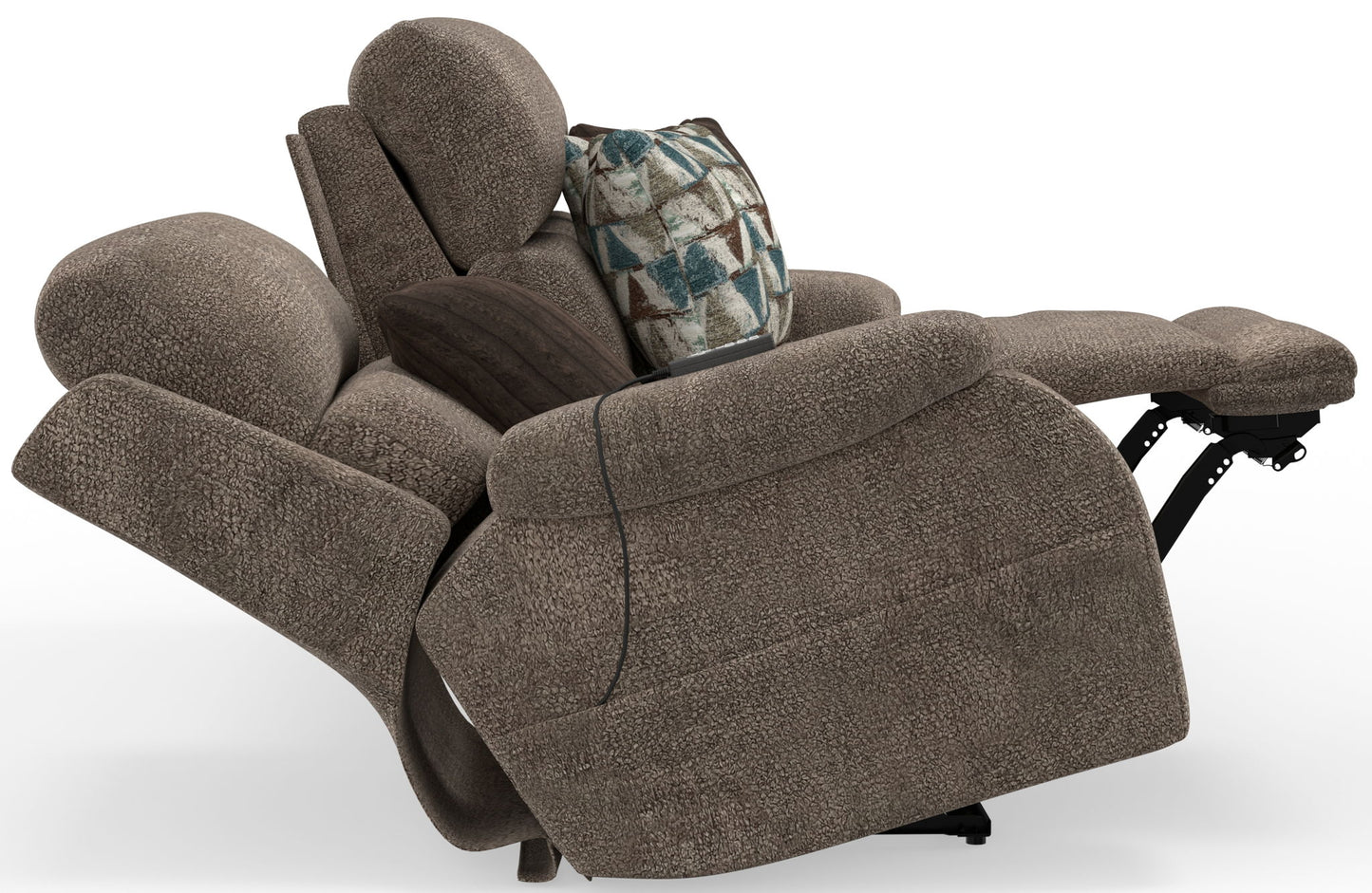 Joya - Power Headrest Power LayFlat Reclining Sofa With CR3 Heat/Massage/Lumbar/ZG