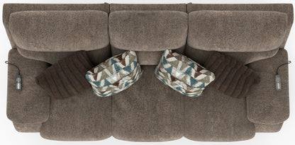 Joya - Power Headrest Power LayFlat Reclining Sofa With CR3 Heat/Massage/Lumbar/ZG