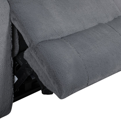 Teddy - Recliner With Power Headrest & Footrest - Gray