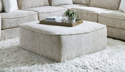 Bucktown - Cocktail Ottoman - Parchment