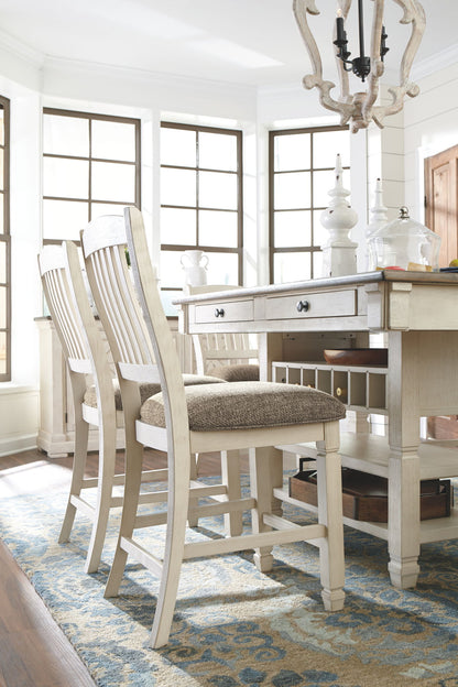 Bolanburg - Rectangular Dining Room Counter Table - Beige