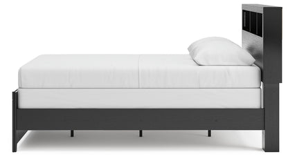 Broachmyn - Lighted Bookcase Panel Bed