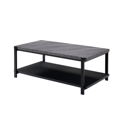 Linea - 3 Piece Occasional Set (1 Coffee & 2 End Tables) - Dark Gray