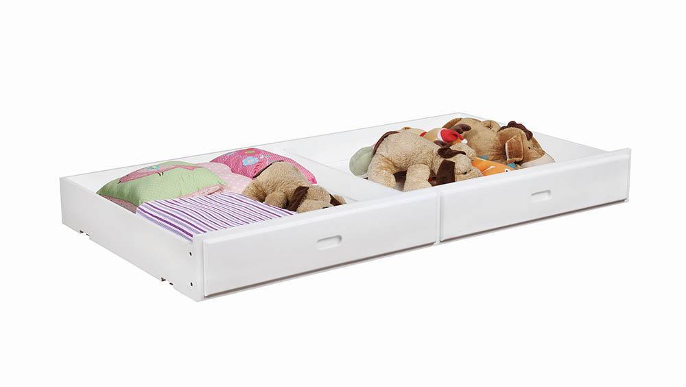 Chapman Wood Storage Trundle White
