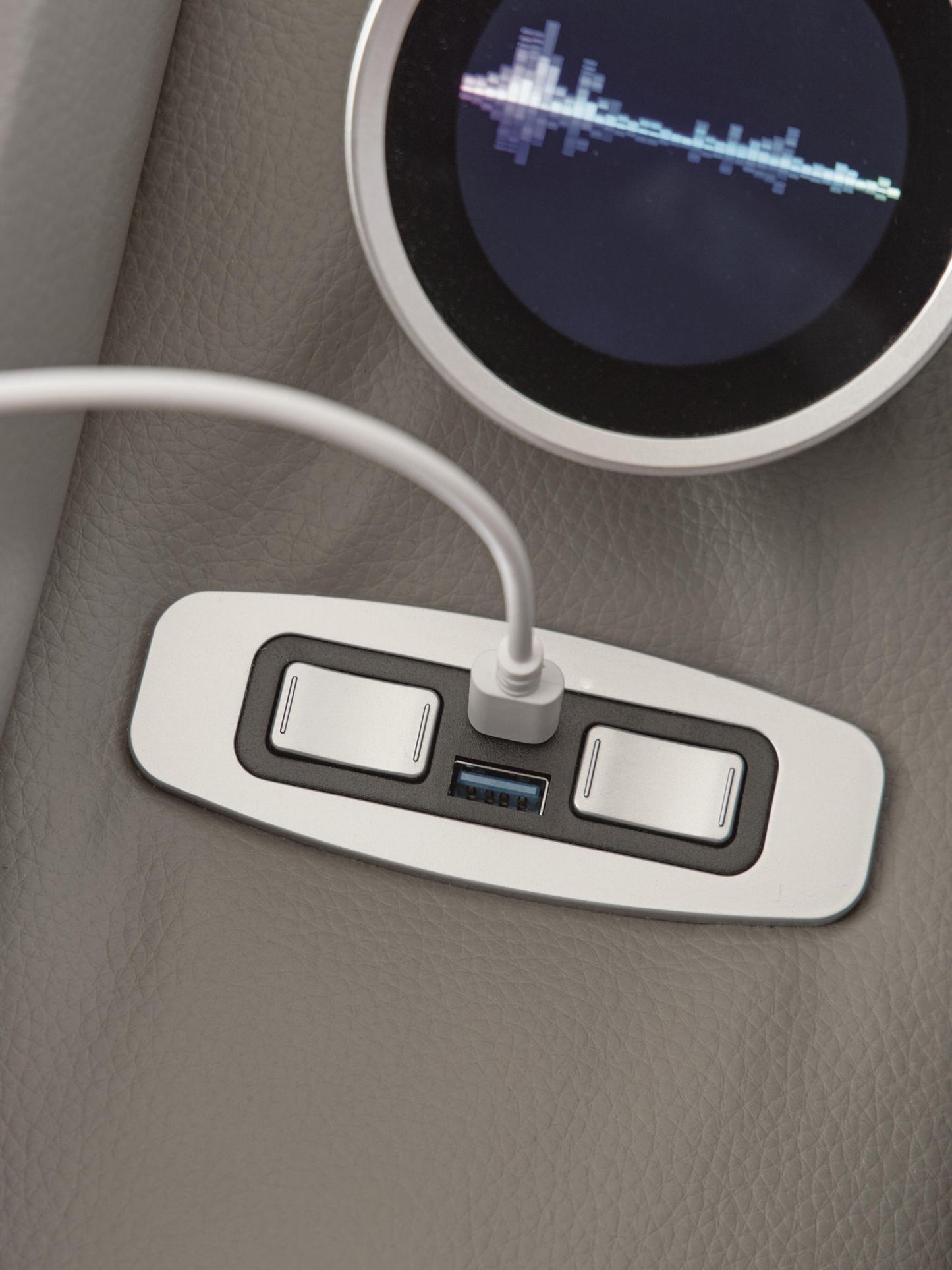 Real Moments - Power Recliner With Audio Seating - Ash