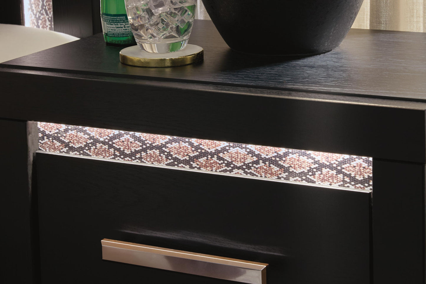 Brizmore - Two Drawer Night Stand - Black