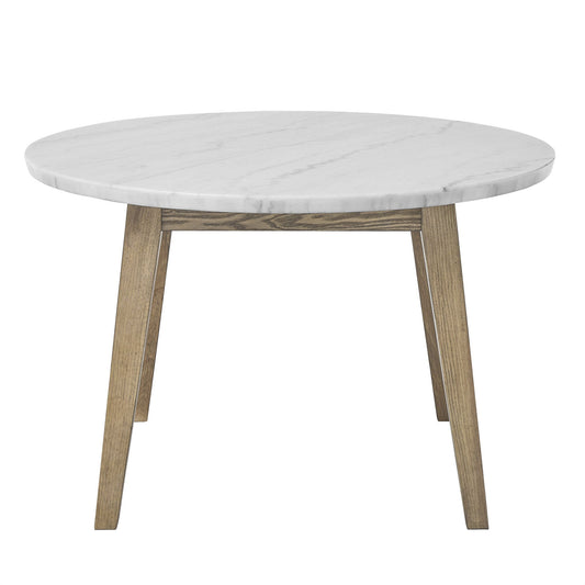 Vida - Dining Table - White / Light Brown