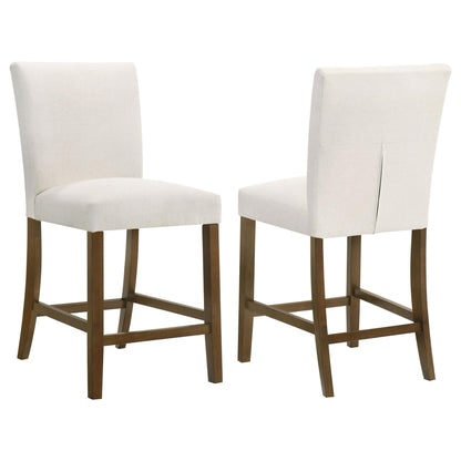 Paxton Upholstered Counter Height Dining Chair Beige (Set of 2)