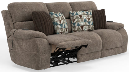 Joya - Power Headrest Power LayFlat Reclining Sofa With CR3 Heat/Massage/Lumbar/ZG