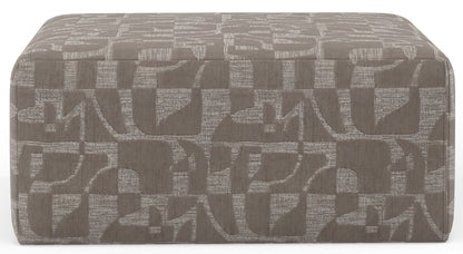 Zeke - Cocktail Ottoman - Cloud