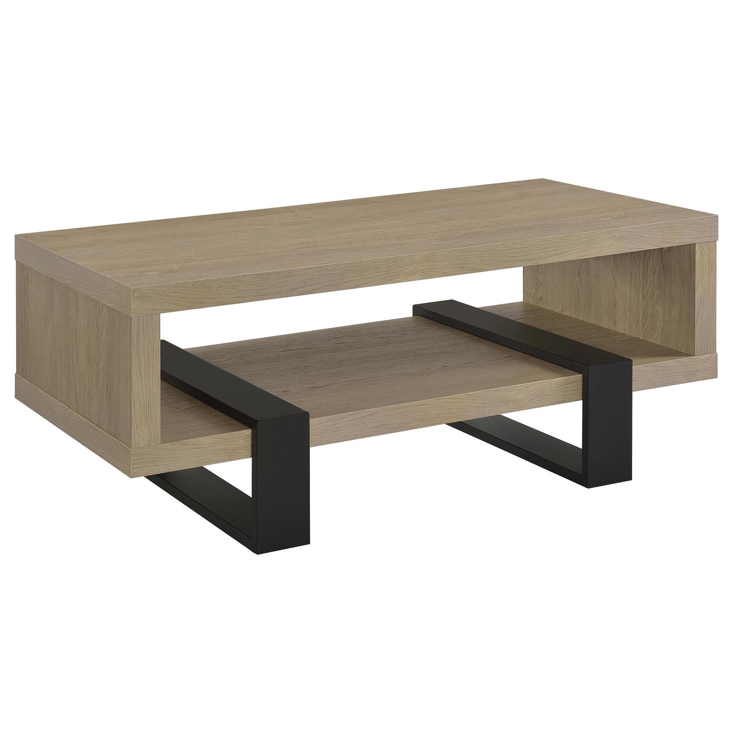 Dinard Engineered Wood Cocktail Coffee Table Latte
