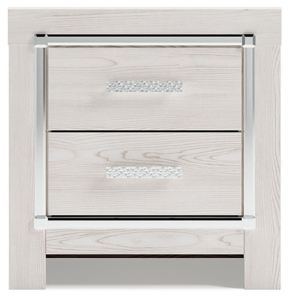 Altyra - Two Drawer Night Stand - White