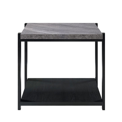 Linea - 3 Piece Occasional Set (1 Coffee & 2 End Tables) - Dark Gray