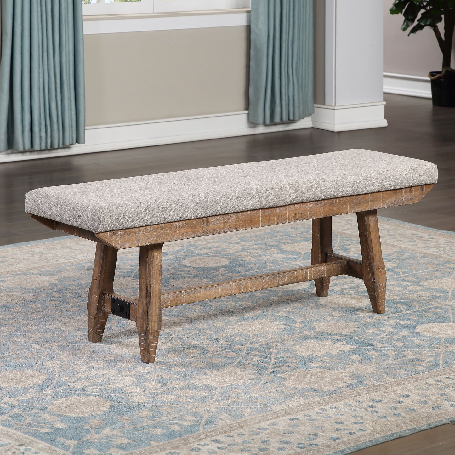 Riverdale - Bench - Light Brown