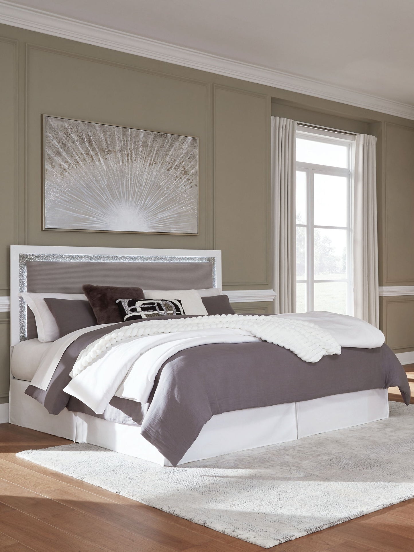 Maeling - Upholstered Panel Headboard